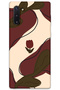 Galaxy Note 10 Compatible Flower Pattern Phone Case + Screen Protector - 5790