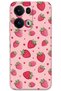 Oppo Reno 13 Pro 5g Compatible Strawberry Pattern Phone Case + Screen Protector - 5804