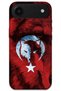 iPhone 17 Air Compatible Turkish Flag Patterned Phone Case + Screen Protector - 5856