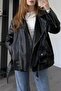 Elvera Women's ZR Trend Black Leather Jacket