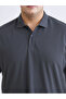Create Your Style with Uzg Store Anthracite Plus Size Polo Neck Pique Men's T-Shirt - 3