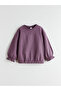 Crew Neck Girl's Sweatshirt and Tights - 2