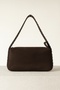 Women's Suede Studded Tote Bag Brown - 2