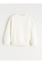 Ecru Hello Kitty Licensed Girls' Sweatshirt and Sweatpants - 5
