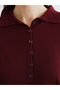 Polo Neck Women's Knitwear Sweater - 3