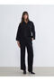 Esvab • Modern & Distinctive Wide-Leg Women's Trousers with Waist Drawstring - 2