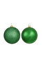 10cm Shatterproof Christmas Balls, 12pcs (2 Pack, 6/Box), Tree & Party Holiday Decorations