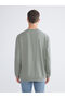 Mg trenden khaki bicycle collar printed men's sweatshirt - 4