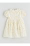 Lcw Baby Ecru Baby Collar Embroidered Baby Girl Dress - 3