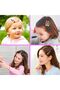 200 Pcs Metal Snap Hair Clips Colorful Simple Drop Shape - 4