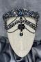 Hera Frontal Dangle Bridal Henna Crown Hair Accessory