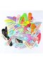 24 Pcs Colorful Barrettes, 2 Inch Barrettes Metal Snap Hair Clips - 3