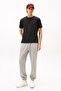 Men's Regular Fit Pique Fabric Crew Neck T-Shirt - Black - 2