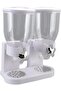 Double Container ABS Counter Cereal Dispenser, 7L (White) - 6