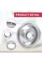4-Piece Stovetop Drip Trays - Thickened Design to Prevent Bending and Rusting - Includes 2 6-inch and 2 8-inch drip trays - 2