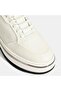 Men's White Lace-Up Leather Sports Shoes - 6