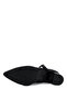 Women's Black Leather Genuine Leather Heeled Shoes - 4