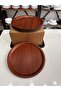 Tray Non-Slip Round 38 cm Large Size 5 Pieces - 2