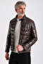 Maroquin Leather Gabriel Men's Inflatable Genuine Leather Coat - 2