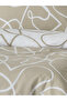 Single Ranforce Cotton Elastic Sheet Duvet Cover Set |   Youth and Children's Room Bedspread |   Cappicino - 4