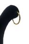 Melik 9215 5721 6-Piece Hoop Earrings 3 Sizes 3 Pairs Combination Multi Gold Earrings - 3