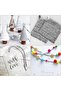 Gift Wrapping, Packing Twine, Martenitsa, DIY Twine, 200 Meters (Twine Baker), Grey-White - 6
