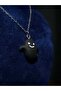 Black Cute Ghost Steel Necklace Halloween Halloween Themed Gothic Necklace - 5