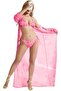 Threepiece Digital Printing Beach Blouse Swimsuit M3109 - 3