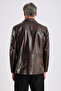 Maroquin Leather Ramos Men's Safari Leather Coat - 6