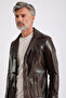 Maroquin Leather Rahel Men's Genuine Leather Coat - 2