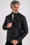 Maroquin Leather Leandro Men's Puffer Leather Coat - 3