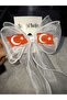 Turkish Flag Ribbon Buckle White Buckle - 3