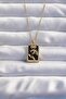 Infinity Detail Zircon Stone Tarot Necklace