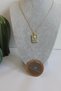 Sun Detail Colored Zircon Stone Tarot Necklace - 4