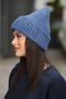 Women's Soft Textured Ribbed Knitted Winter Beanie Warm Hat - 2