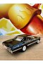 Pull Back 1967 Chevrolet Impala Black Diecast Model Car 1967 Chevy Impala Black Openable Doors - 4