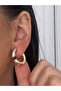Double Color Thick Tube Hoop Earrings - 3