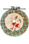 Christmas Green Santa Claus Tree Skirt New Year Pine Tree Cover, Base Decoration Ornament - 2