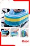 3Pcs Durable Sponge Brush 3 Layers Sink Kitchen Bathroom Tile Showercabin Dishwashing Brush - 5