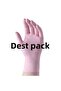 Pink Nitrile Gloves - Powder Free Exam Gloves - Food Compliant (Medium) (1 Box-100 Pcs) - 3