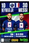 Neymar Jr and Messi̇ Synergy Printed Card - 2