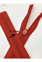 Hidden Dress Zipper / Extra Thick Teeth / 70 Cm Red - 6