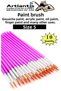 Paint Brush 5 Number 10Pcs Round Tip Synthetic Painting Brush Economic Watercolor Acrylic Paint Gua