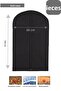 (2 Pcs) Suit Cover with Zipper, Clothing Jacket Protective Storage Bag - Closet Organizer, Garment Protection Cover