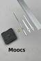 Clock Mechanism, Flowing Silent Wall Clock Mechanism, 14 mm Shaft, Scorpion-Hour-Hand-Second-(Without Hanger) - 2