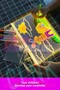 Led Lighted Writing Drawing Board Adjustable Stand and Gift 7 Felt Pens 20 X 20 cm - 4