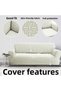 Stretch Elastic Jacquard 3 3 1 1 Seat Cover Set| Sofa Cover| Sofa Bed Cover| Seat Cover - 6