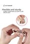 Foot Big Toe Bone Curvature Corrector Hallux Valgus Finger Protector Silicone Night Day Apparatus L - 3
