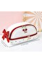 Multifunctional, Large Capacity Pen Holder with Compartments and Ribbons, Pen and Makeup Box - 7
