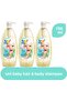 Hair and Body Shampoo 700 ml Set of 3 with pump
